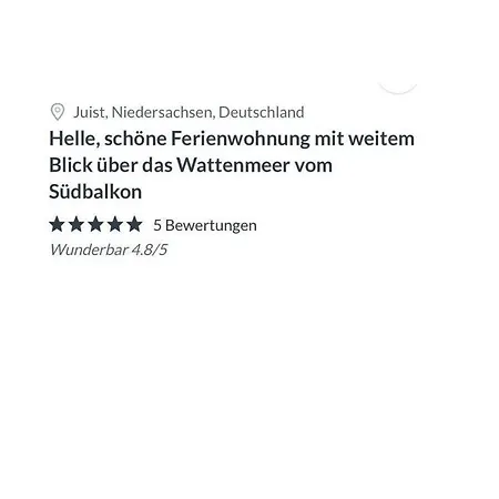 Haus Klabautermann Lejlighed *